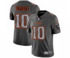 Chicago Bears #10 Mitchell Trubisky Limited Gray Static Fashion Limited Football Jersey
