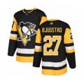 Pittsburgh Penguins #27 Nick Bjugstad Authentic Black Home Hockey Jersey