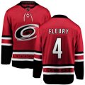 Carolina Hurricanes #4 Haydn Fleury Fanatics Branded Red Home Breakaway NHL Jersey