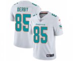 Miami Dolphins #85 A.J. Derby White Vapor Untouchable Limited Player Football Jersey