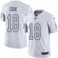 Oakland Raiders #18 Connor Cook Limited White Rush Vapor Untouchable NFL Jersey