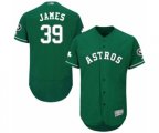 Houston Astros Josh James Green Celtic Flexbase Authentic Collection Baseball Player Jersey