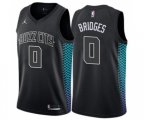Charlotte Hornets #0 Miles Bridges Swingman Black NBA Jersey - City Edition