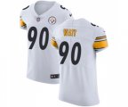 Pittsburgh Steelers #90 T. J. Watt White Vapor Untouchable Elite Player Football Jersey