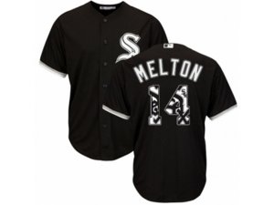 Chicago White Sox #14 Bill Melton Authentic Black Team Logo Fashion Cool Base MLB Jersey