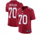 New York Giants #70 Kevin Zeitler Red Alternate Vapor Untouchable Limited Player Football Jersey