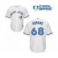 Toronto Blue Jays #68 Jordan Romano Authentic White Home Baseball Player Jersey