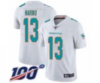 Miami Dolphins #13 Dan Marino White Vapor Untouchable Limited Player 100th Season Football Jersey
