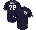 New York Yankees Chance Adams Replica Navy Blue Alternate Baseball Player Jersey