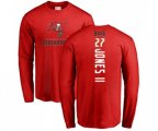 Tampa Bay Buccaneers #27 Ronald Jones II Red Backer Long Sleeve T-Shirt