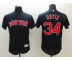 Boston Red Sox #34 David Ortiz Majestic Navy blue Flexbase Authentic Collection Player Jersey