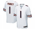 Chicago Bears #1 Cody Parkey Game White Football Jersey