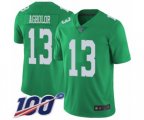 Philadelphia Eagles #13 Nelson Agholor Limited Green Rush Vapor Untouchable 100th Season Football Jersey