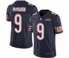 Chicago Bears #9 Jim McMahon Navy Blue Team Color 100th Season Limited Football Jersey
