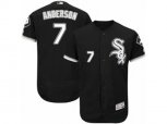 Chicago White Sox #7 Tim Anderson Black Flexbase Authentic Collection MLB Jersey