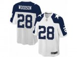 Dallas Cowboys #28 Darren Woodson Game White Throwback Alternate NFL Jersey