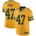 Green Bay Packers #47 Jake Ryan Limited Gold Rush Vapor Untouchable NFL Jersey