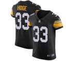 Pittsburgh Steelers #33 Merril Hoge Black Alternate Vapor Untouchable Elite Player Football Jersey