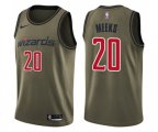 Washington Wizards #20 Jodie Meeks Swingman Green Salute to Service NBA Jersey