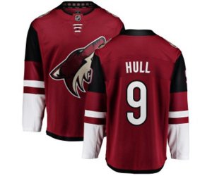 Arizona Coyotes #9 Bobby Hull Fanatics Branded Burgundy Red Home Breakaway Hockey Jersey