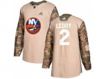 New York Islanders #2 Nick Leddy Camo Authentic 2017 Veterans Day Stitched NHL Jersey