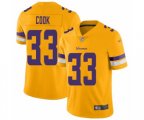 Minnesota Vikings #33 Dalvin Cook Limited Gold Inverted Legend Football Jersey