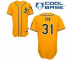 Oakland Athletics A.J. Puk Replica Gold Alternate 2 Cool Base Baseball Player Jersey