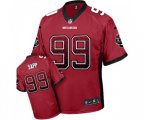 Tampa Bay Buccaneers #99 Warren Sapp Elite Red Drift Fashion Football Jersey