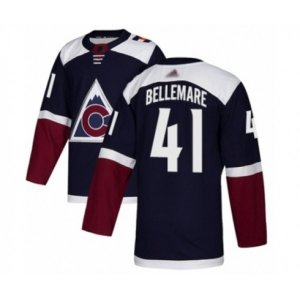 Colorado Avalanche #41 Pierre-Edouard Bellemare Authentic Navy Blue Alternate Hockey Jersey