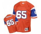 Denver Broncos #65 Gary Zimmerman Orange Authentic Throwback Football Jersey