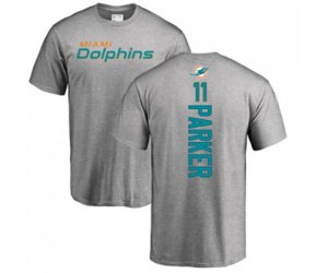 Miami Dolphins #11 DeVante Parker Ash Backer T-Shirt
