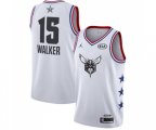Charlotte Hornets #15 Kemba Walker Swingman White 2019 All-Star Game Basketball Jersey