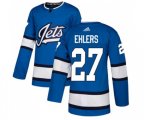 Winnipeg Jets #27 Nikolaj Ehlers Premier Blue Alternate NHL Jersey
