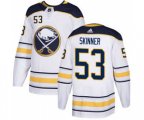 Buffalo Sabres #53 Jeff Skinner White Road Stitched Hockey Jersey