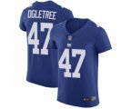 New York Giants #47 Alec Ogletree Royal Blue Team Color Vapor Untouchable Elite Player Football Jersey
