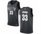 Brooklyn Nets #33 Allen Crabbe Swingman Gray NBA Jersey Statement Edition