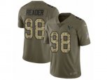 Houston Texans #98 D.J. Reader Limited Olive Camo 2017 Salute to Service NFL Jersey