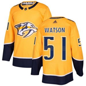 Nashville Predators #51 Austin Watson Premier Gold Home NHL Jersey