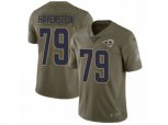 Los Angeles Rams #79 Rob Havenstein Limited Olive 2017 Salute to Service NFL Jersey