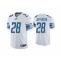 Detroit Lions #28 Jermar Jefferson White Vapor Untouchable Limited Stitched Jersey