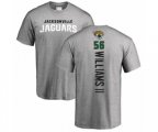 Jacksonville Jaguars #56 Quincy Williams II Ash Backer T-Shirt