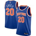 New York Knicks #20 Kevin Knox II Nike Blue 2020-21 Swingman Jersey