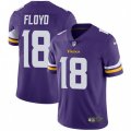 Minnesota Vikings #18 Michael Floyd Purple Team Color Vapor Untouchable Limited Player NFL Jers