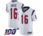 Houston Texans #16 Keke Coutee White Vapor Untouchable Limited Player 100th Season Football Jersey