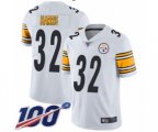 Pittsburgh Steelers #32 Franco Harris White Vapor Untouchable Limited Player 100th Season Football Jersey