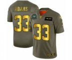 New York Jets #33 Jamal Adams Limited Olive Gold 2019 Salute to Service Football Jersey
