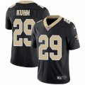 New Orleans Saints #29 John Kuhn Black Team Color Vapor Untouchable Limited Player NFL Jersey