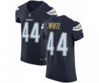 Los Angeles Chargers #44 Kyzir White Navy Blue Team Color Vapor Untouchable Elite Player Football Jersey