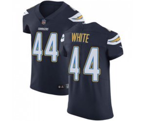 Los Angeles Chargers #44 Kyzir White Navy Blue Team Color Vapor Untouchable Elite Player Football Jersey