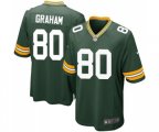 Green Bay Packers #80 Jimmy Graham Game Green Team Color Football Jersey
